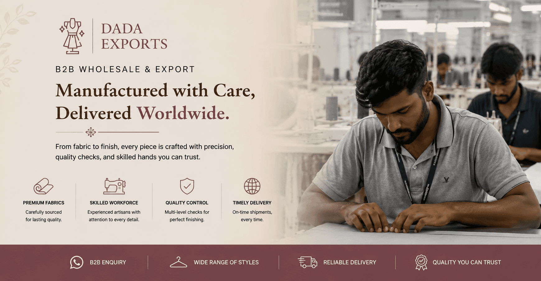 Your Trusted Manufacturing Partner